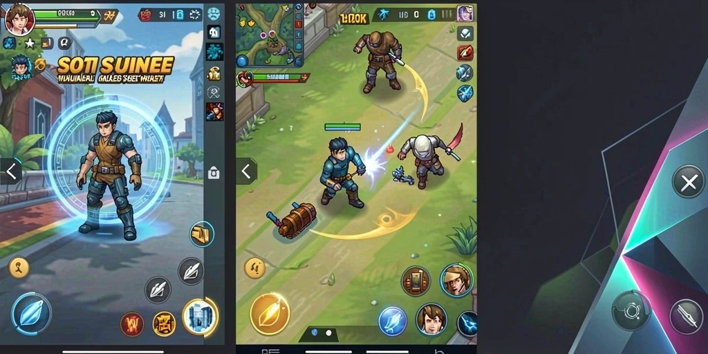 zavonzo - Screenshot memperlihatkan karakter yang bisa disesuaikan.